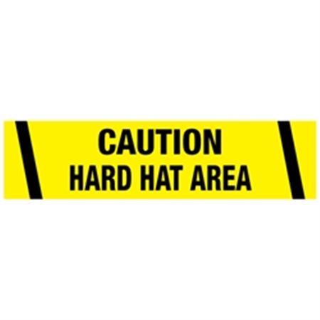 Caution Hard Hat Area Barricade Tape